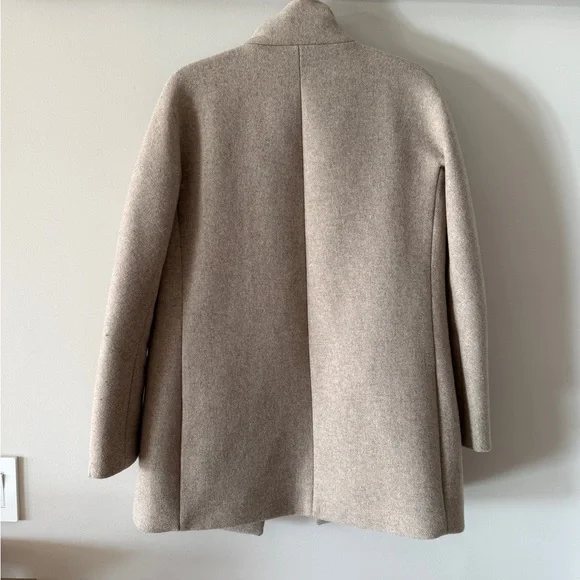 J. Crew Classic Beige Pea Coat - Picture 4 of 4